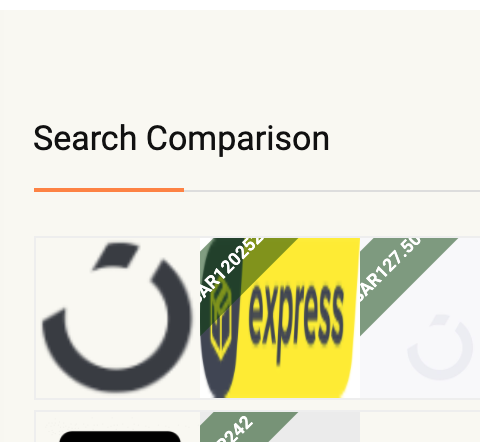 Wrong image picked in search comparison widget