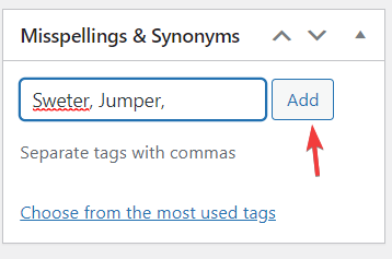 WP Intense - Misspellings & Synonyms Add Both
