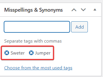 WP Intense - Misspellings & Synonyms Added Both