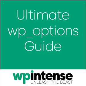 How to: The Ultimate wp_options Guide